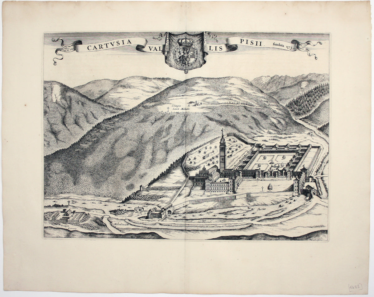 Blaeu’s Charterhouse of Pesio, near Cuneo in Piedmont