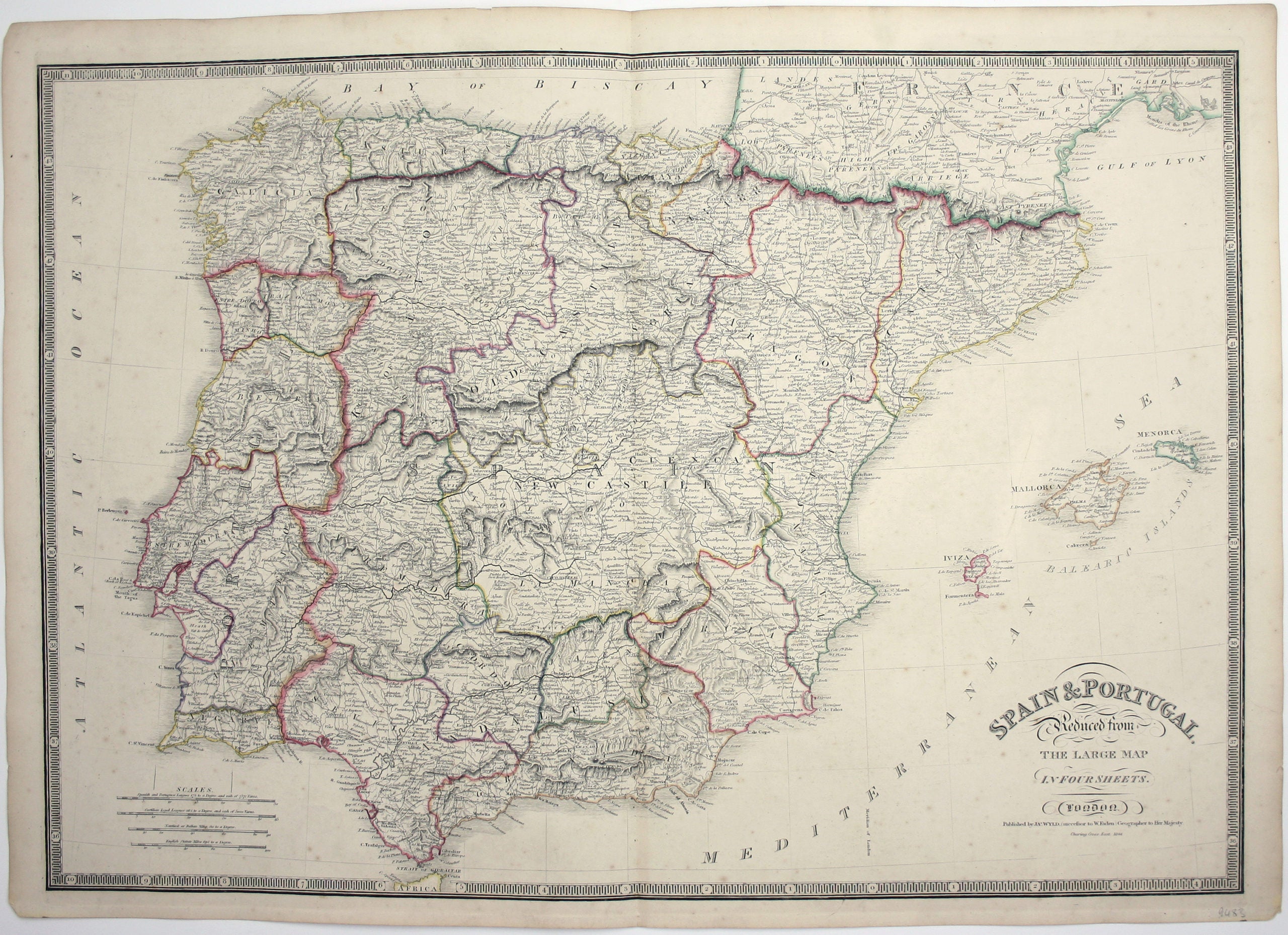 Wyld’s Map of Spain & Portugal