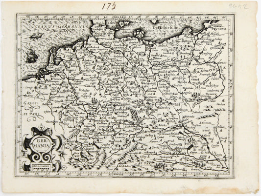 Mercator’s Miniature Map of Germany