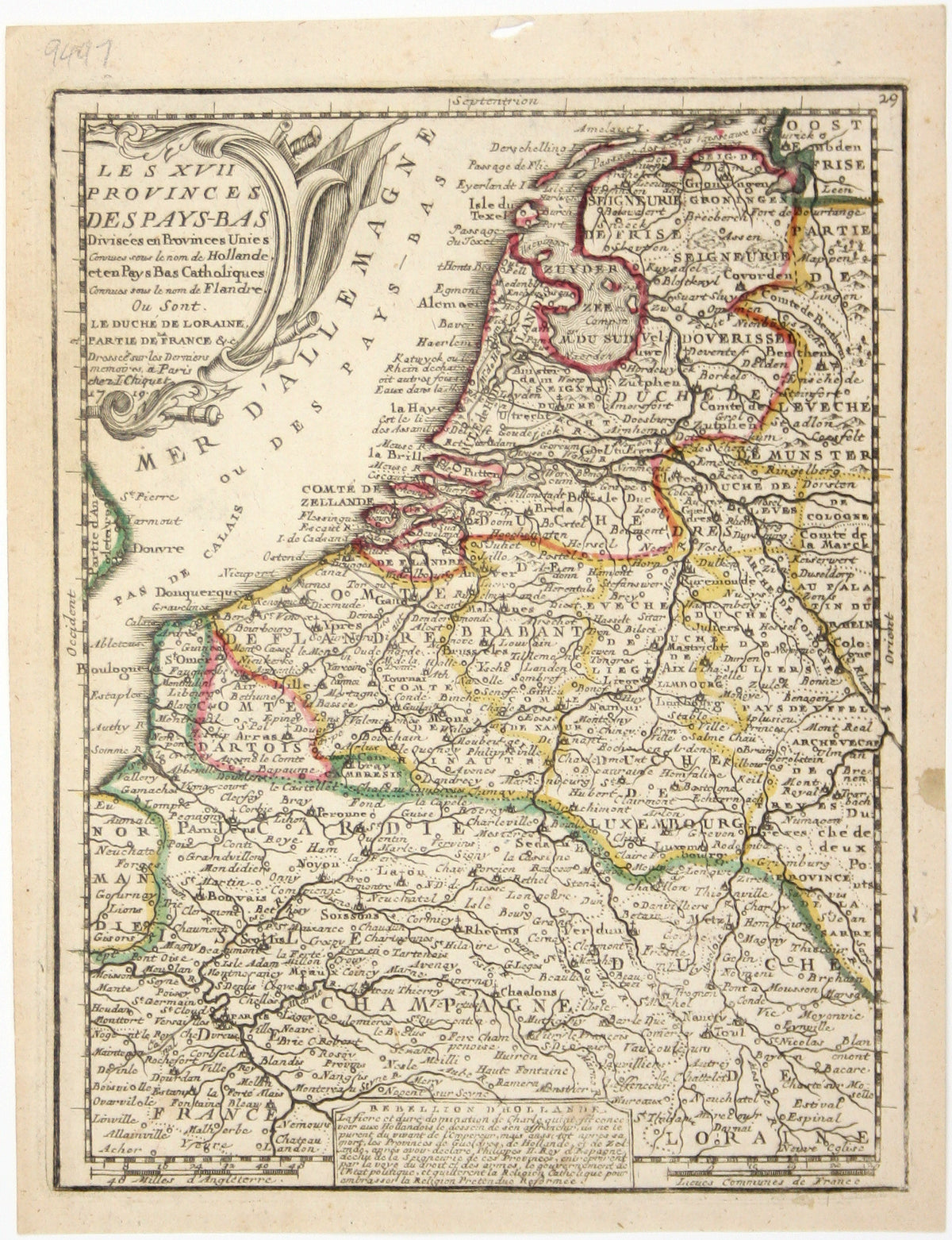 Chiquet’s Map of the Low Countries