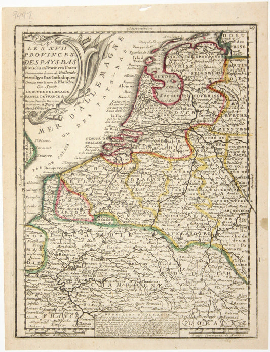 Chiquet’s Map of the Low Countries