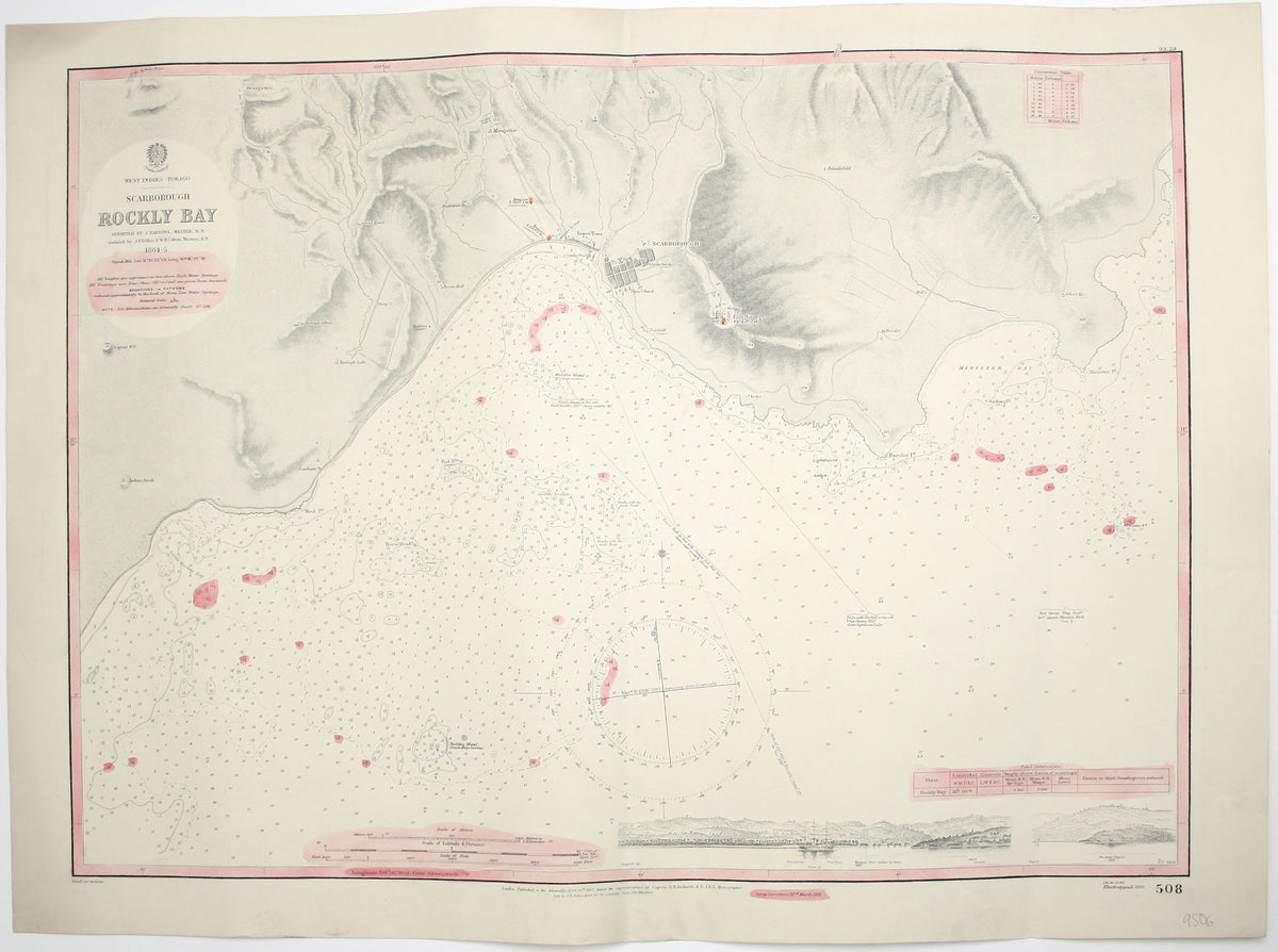 Admiralty Chart of Rockly Bay, Tobago
