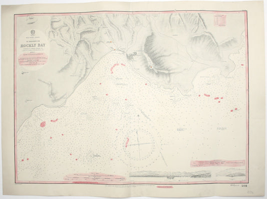 Admiralty Chart of Rockly Bay, Tobago