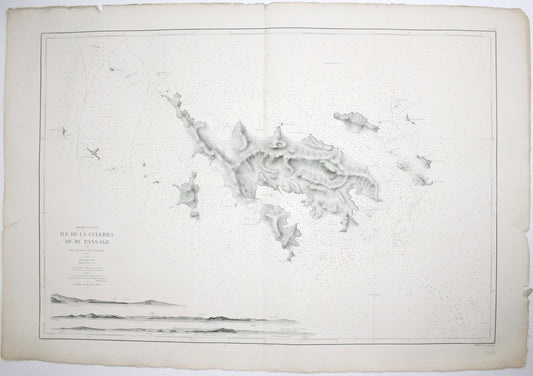 French Chart of Isla Culebra