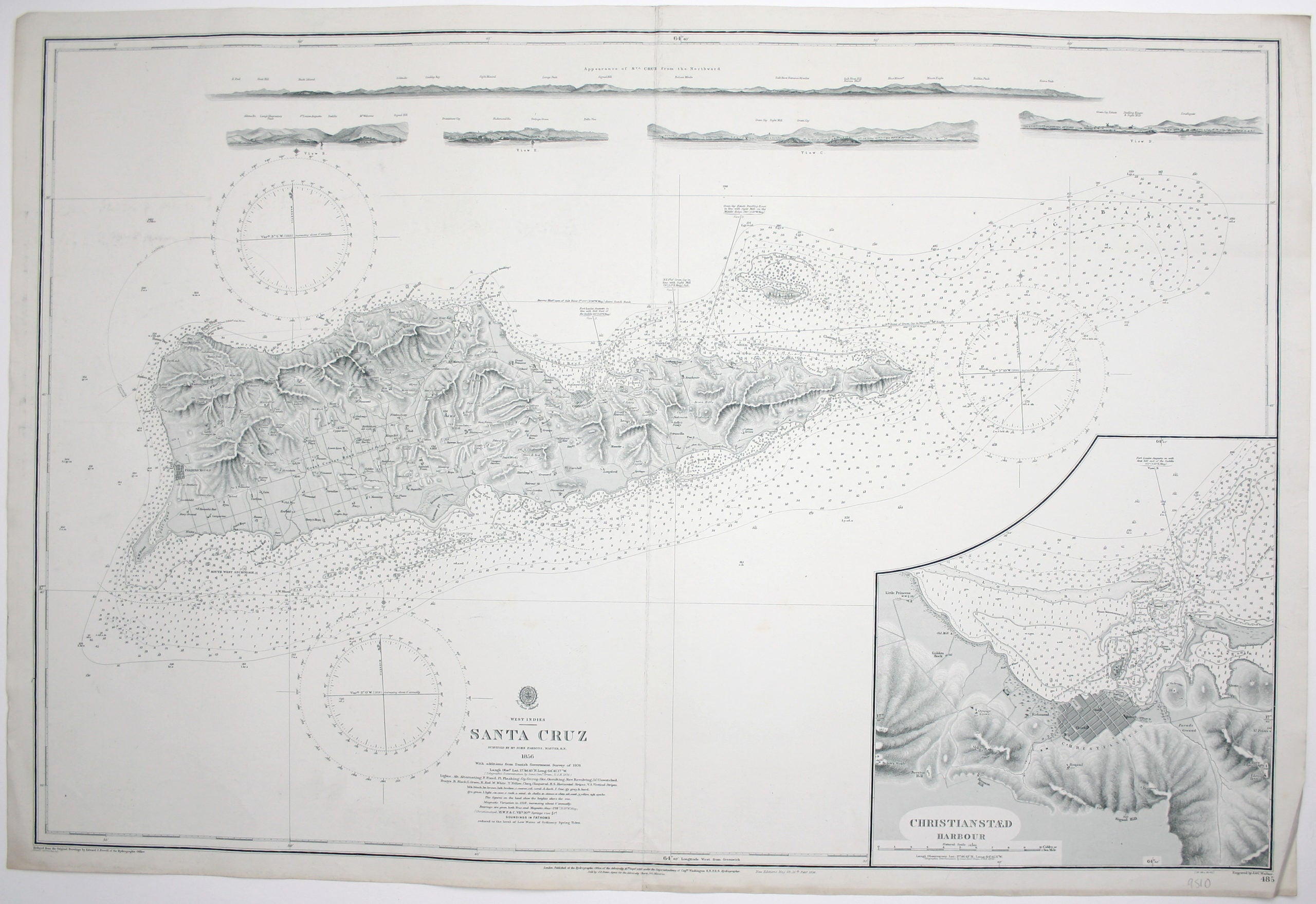 Admiralty Chart of Saint Croix
