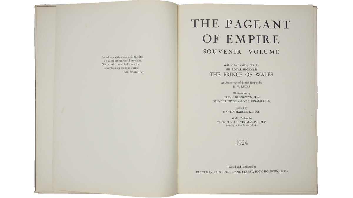British Empire Exhibition Souvenir feat. MacDonald Gill