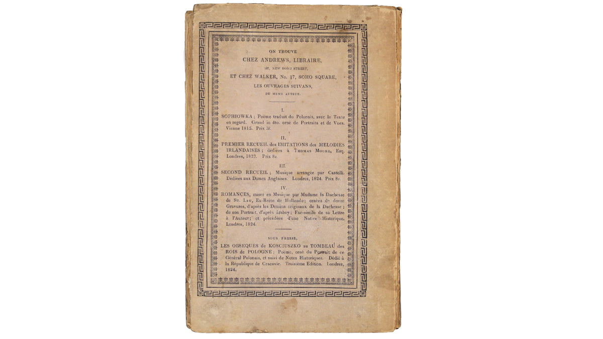 La Garde-Chambonas’ Voyage to Moscow
