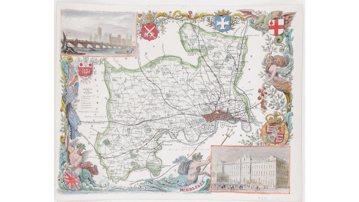Moule's Map of Middlesex