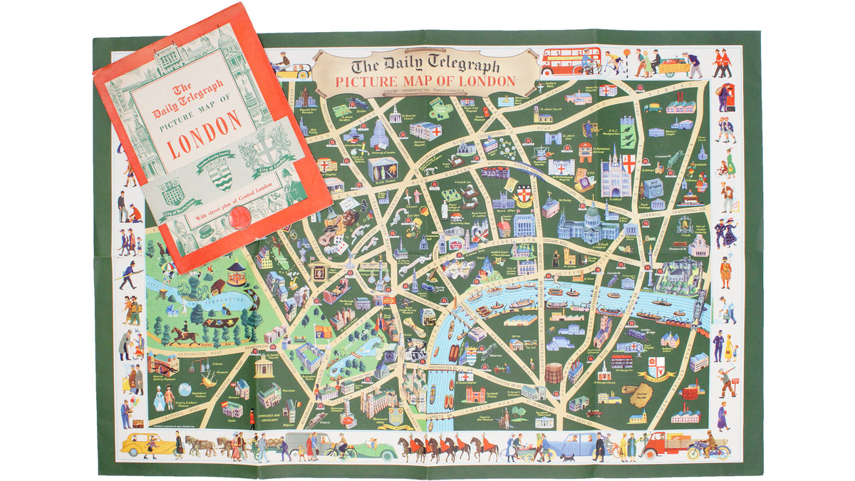 Daily Telegraph Picture Map of London