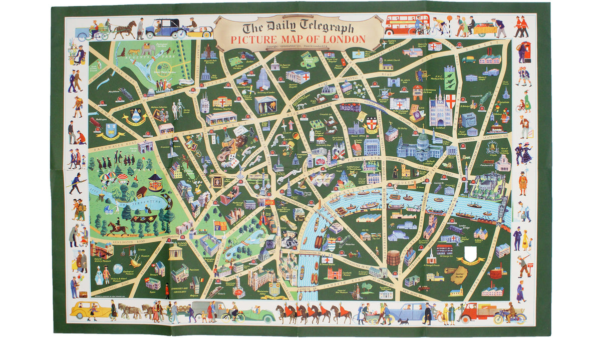 Daily Telegraph Picture Map of London