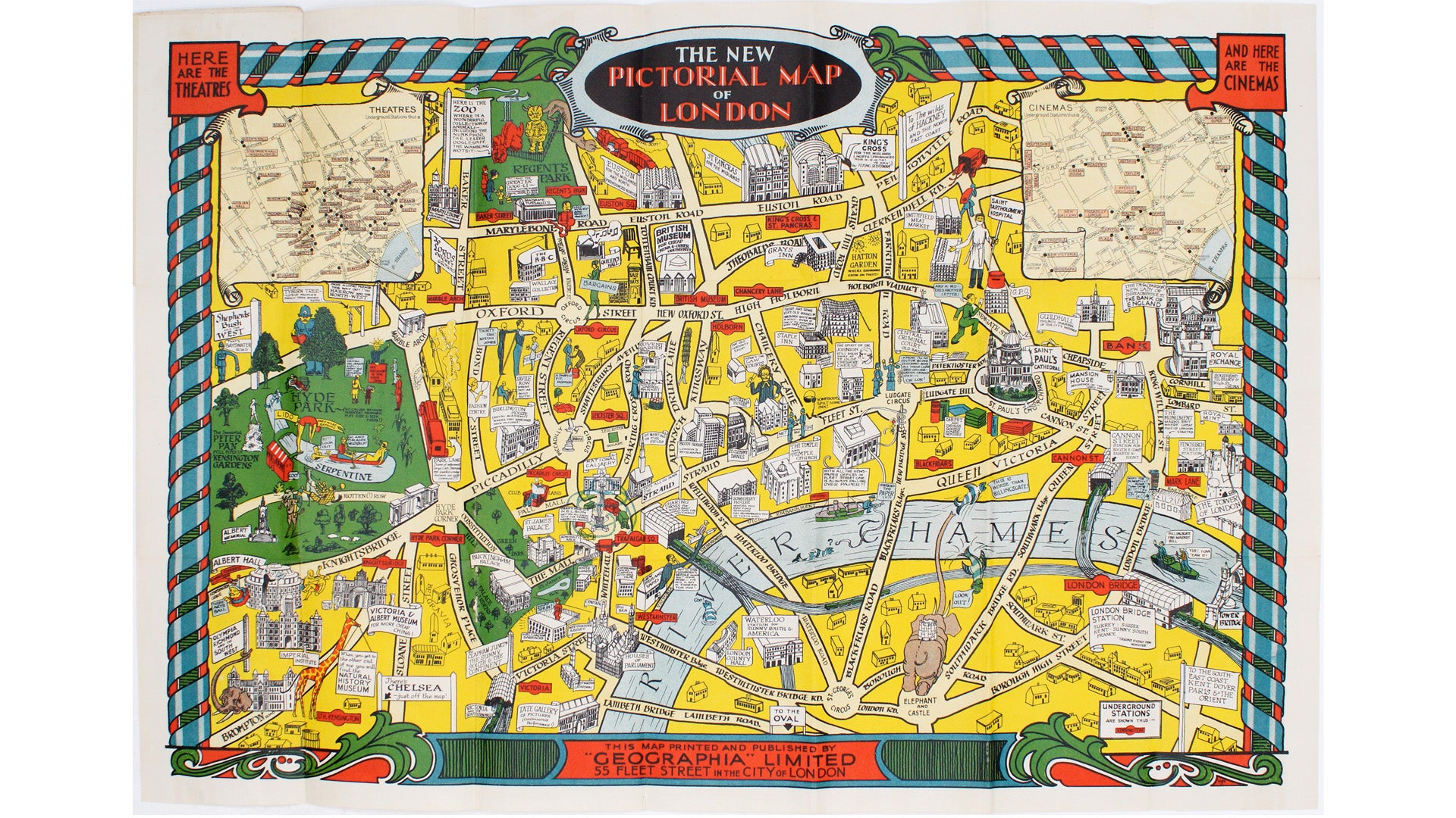 The New Pictorial Map of London