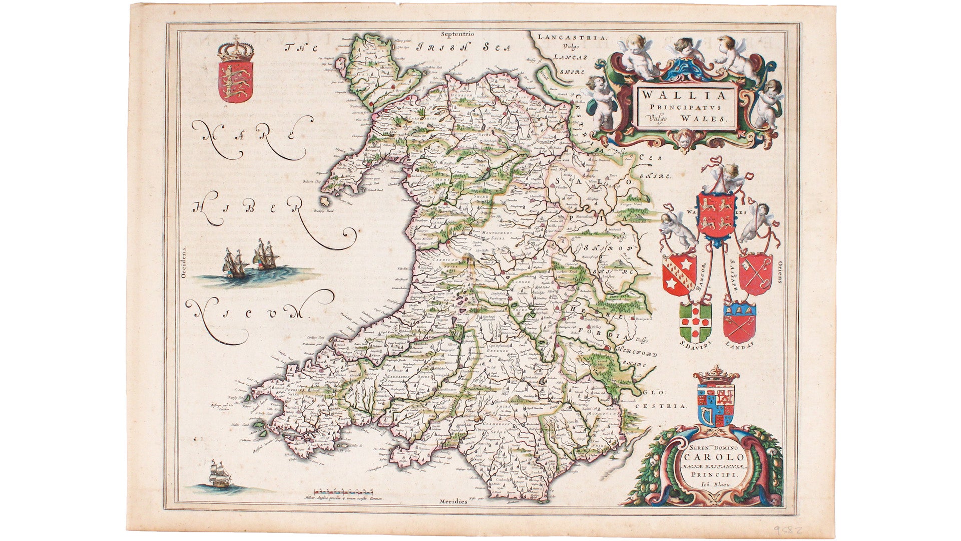 Blaeu's Map of Wales
