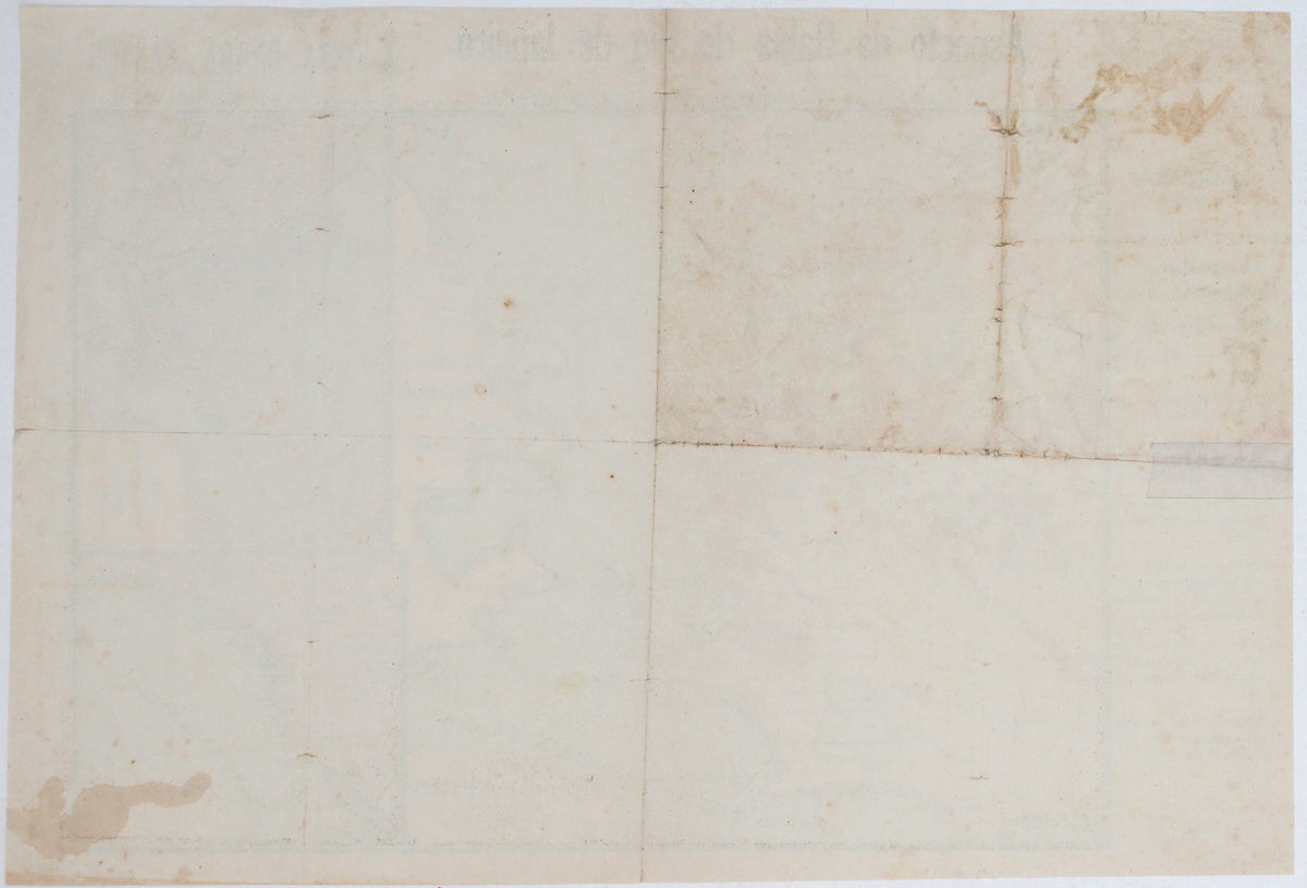 Revoltas da Armada Broadsheet Plan of Rio de Janeiro