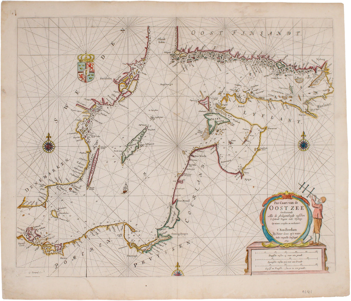 Goos' Sea Chart of the Baltic