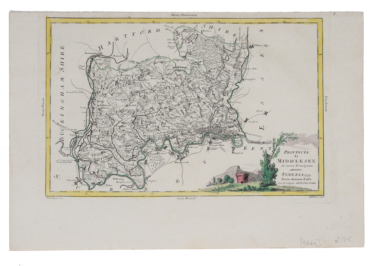 Zatta's Map of Middlesex