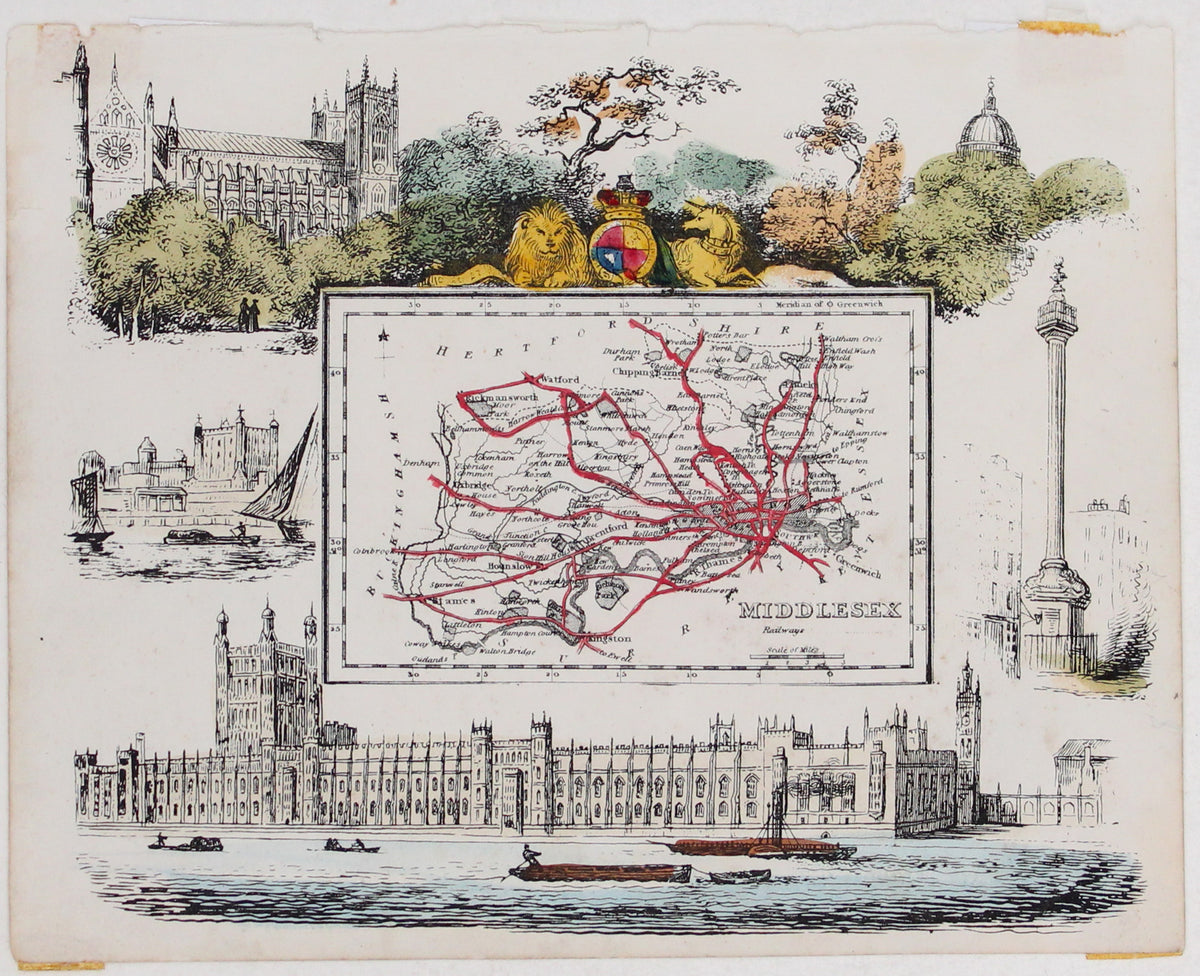 Reuben Ramble's Map of Middlesex