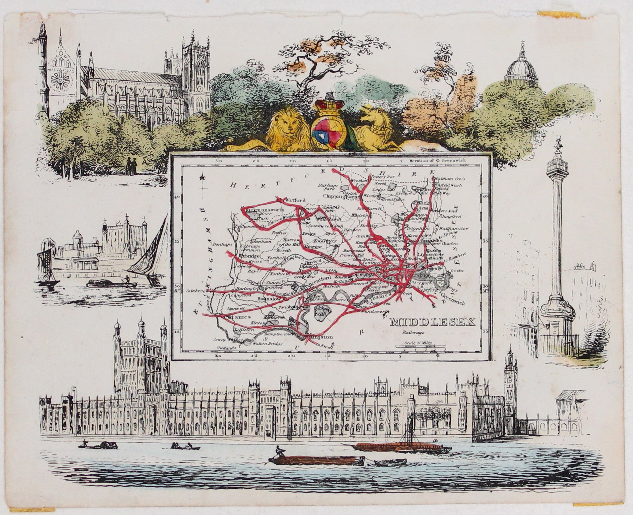 Reuben Ramble's Map of Middlesex