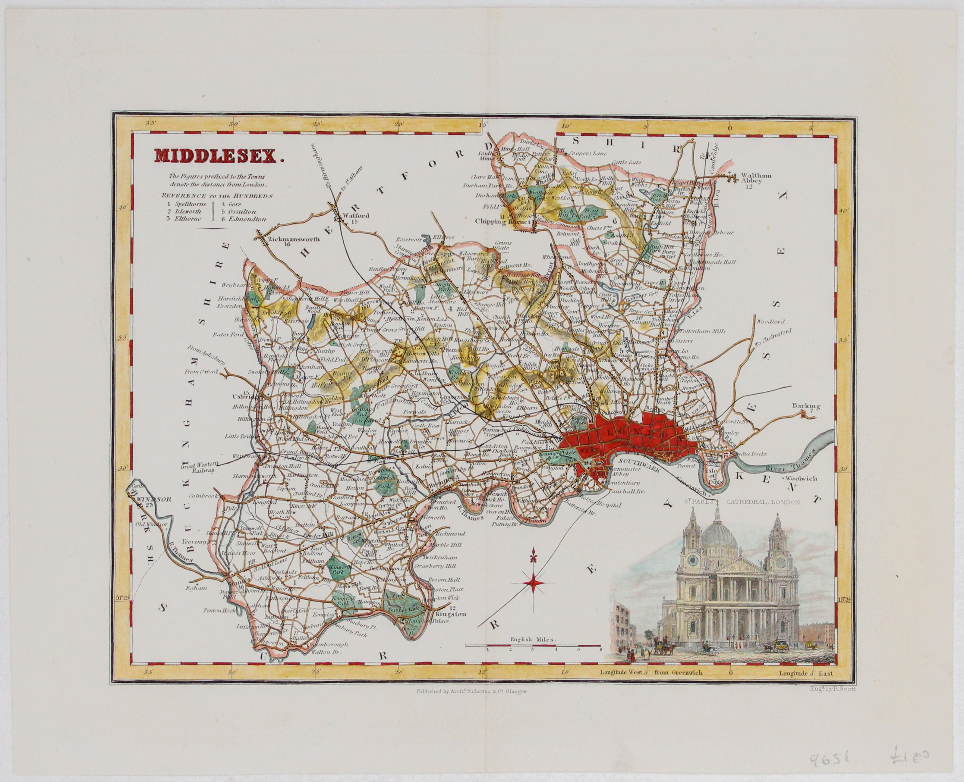 Fullarton's Map of Middlesex