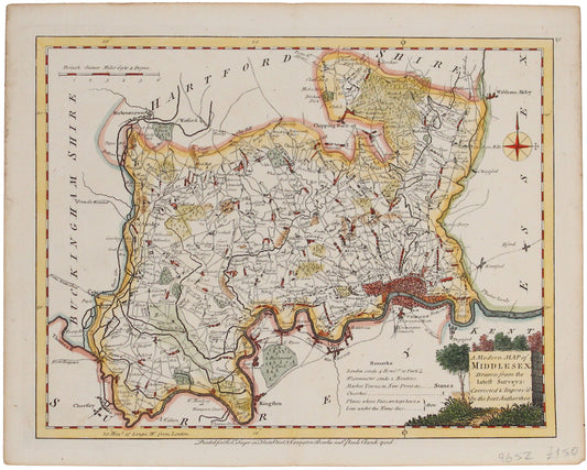 Ellis' Map of Middlesex
