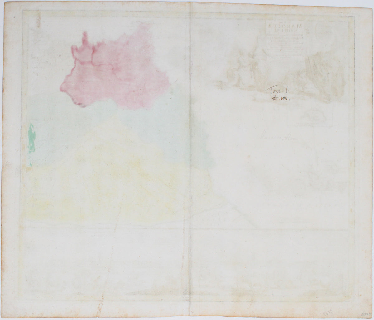 Homann's Map of Morocco
