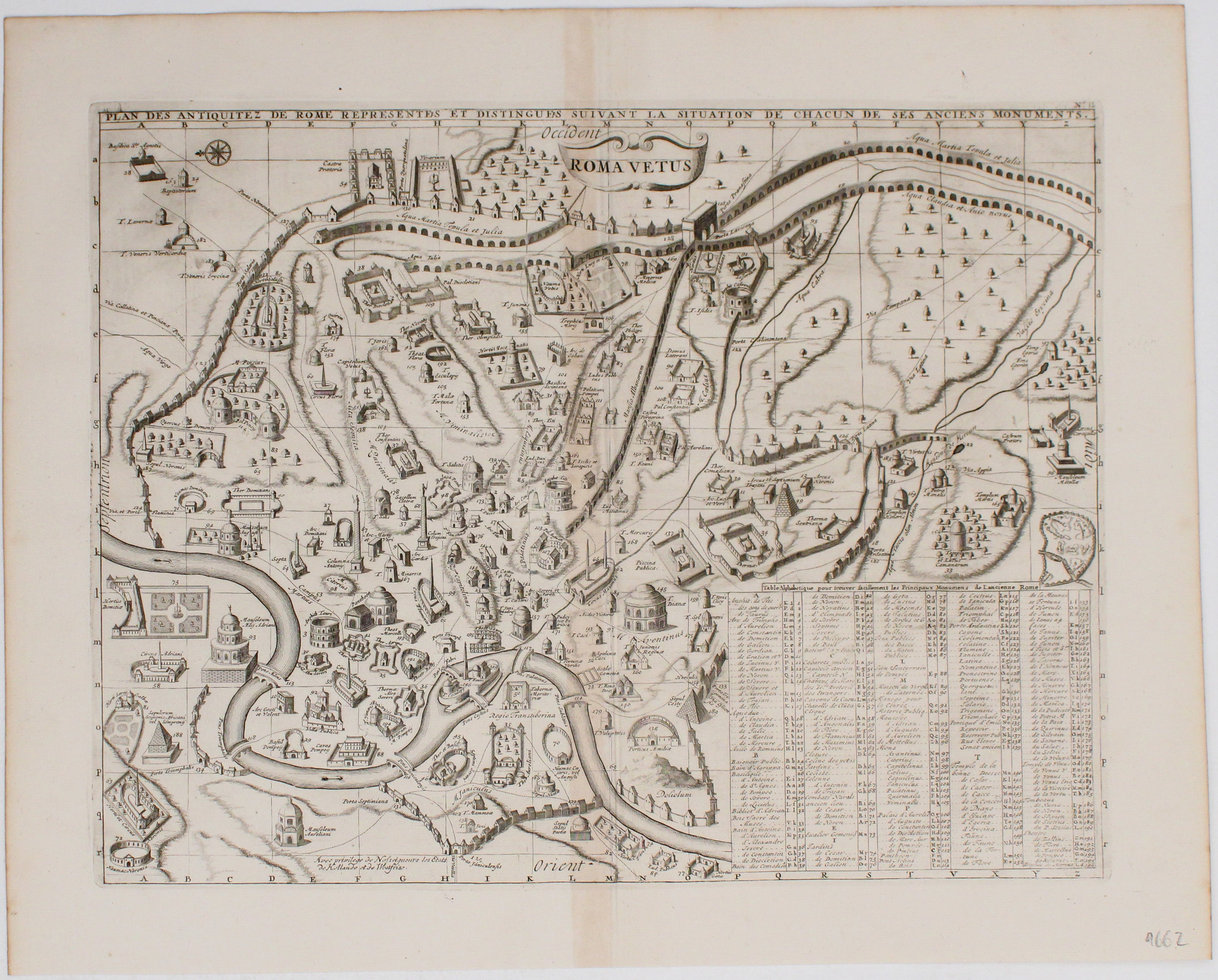 Chatelain's Map of Ancient Rome