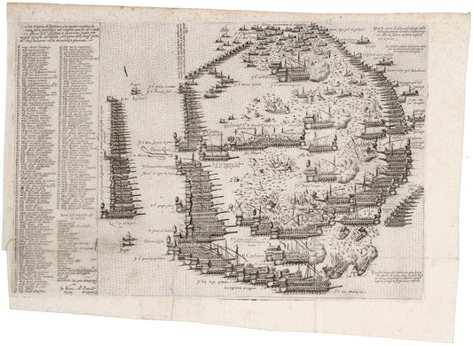 Zenoi's Contemporary Plan of the Battle of Lepanto