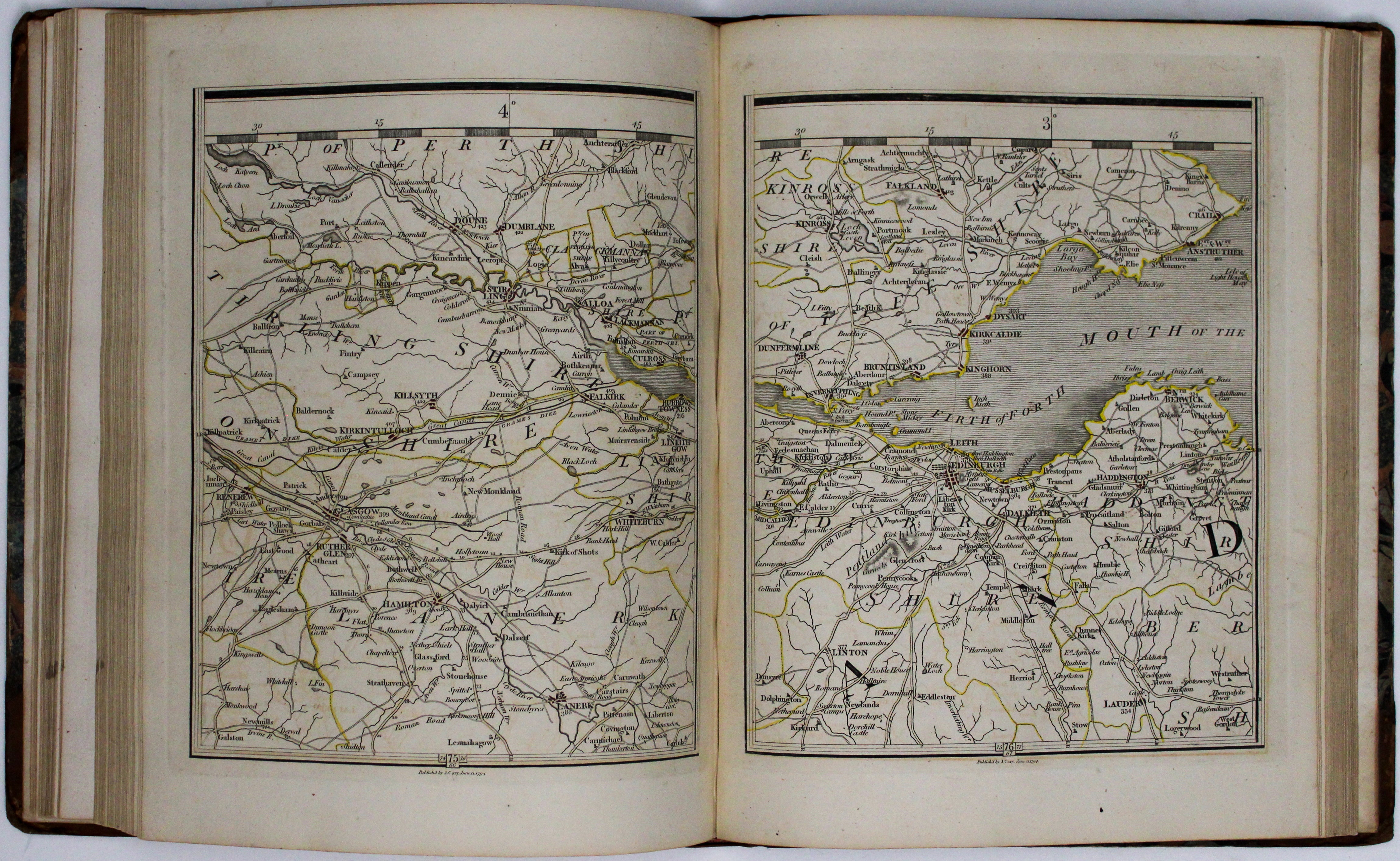 Cary's Atlas Map of England & Wales