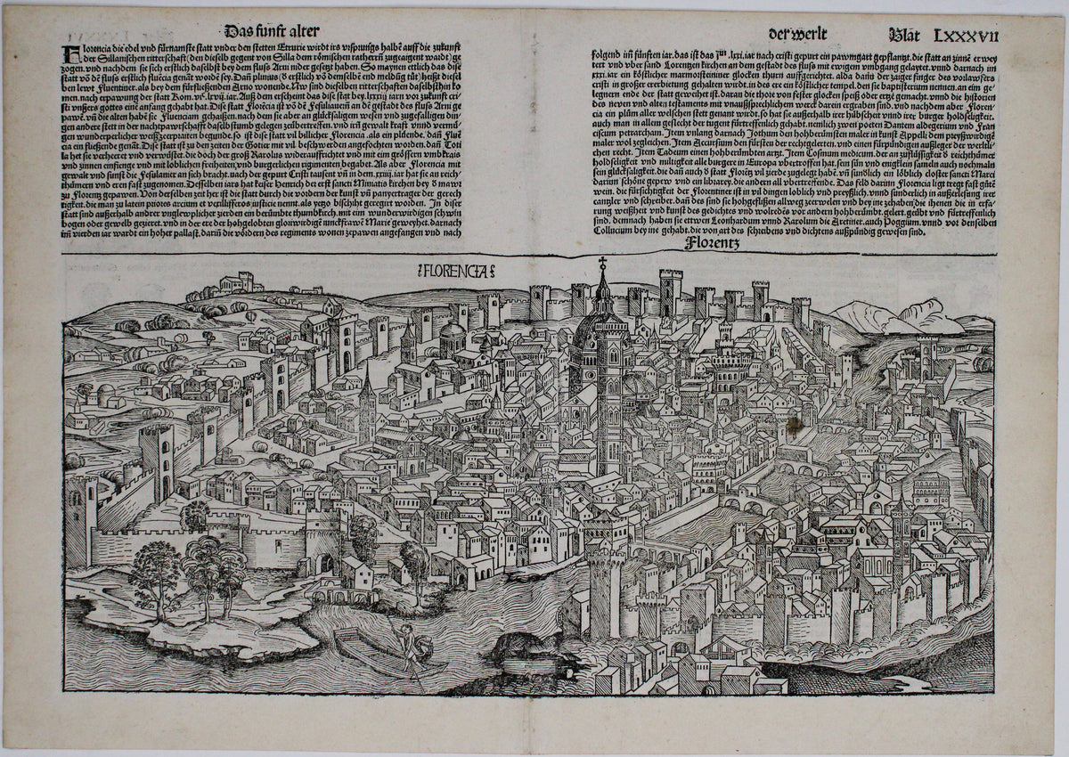 The Nuremberg Chronicle Map of Florence