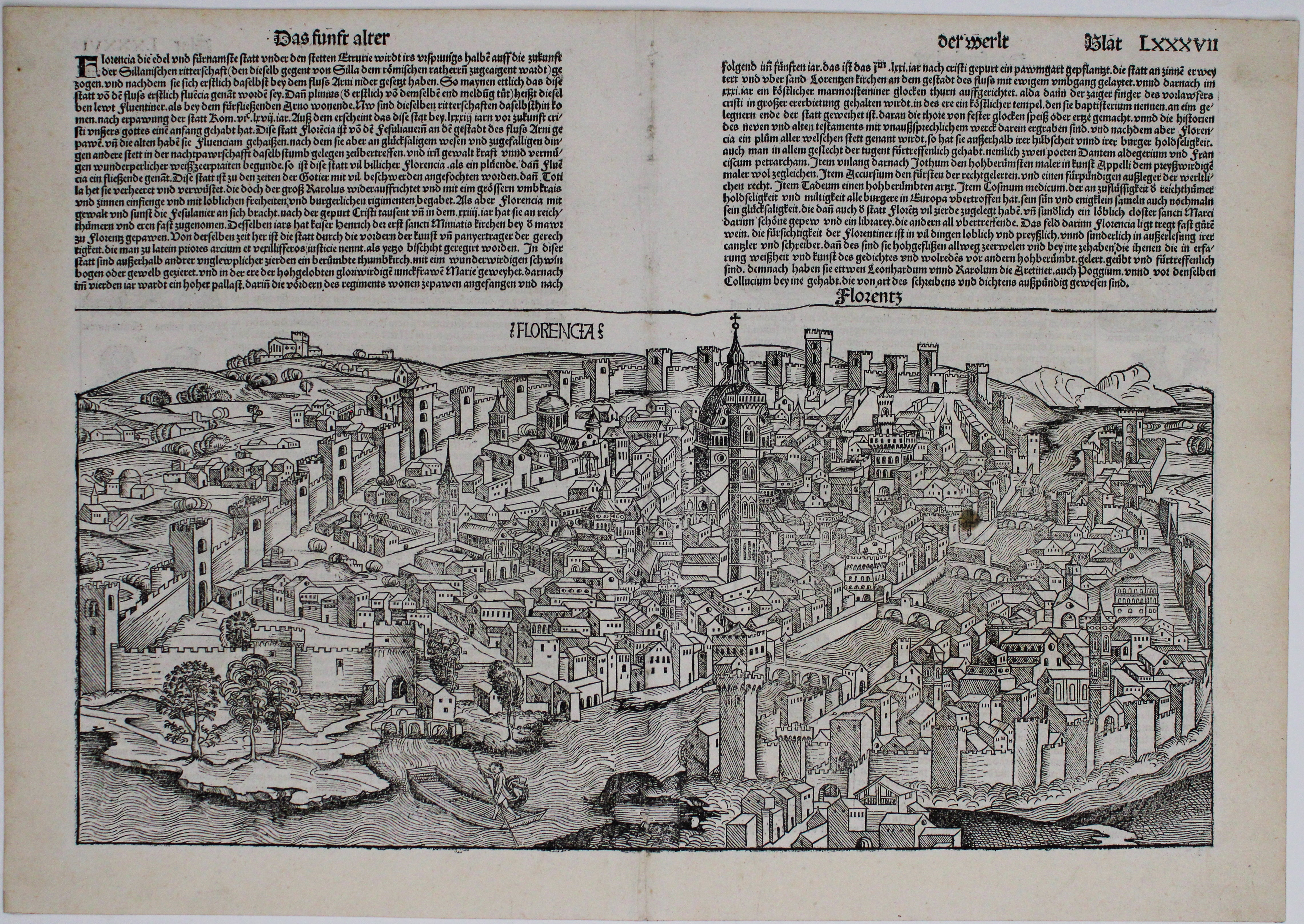 The Nuremberg Chronicle Map of Florence