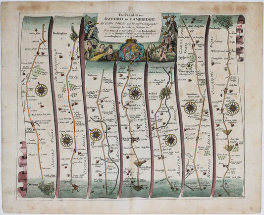 Ogilby's Road from Oxford to Cambridge