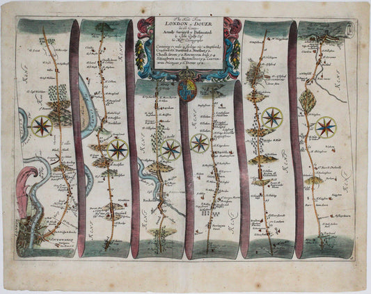 Ogilby's Road from London to Dover