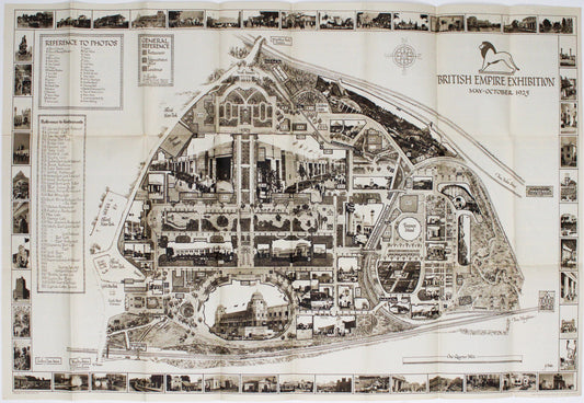 Betts' British Empire Exhibition Map